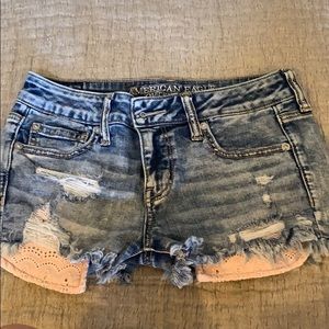 American Eagle jean shorts
